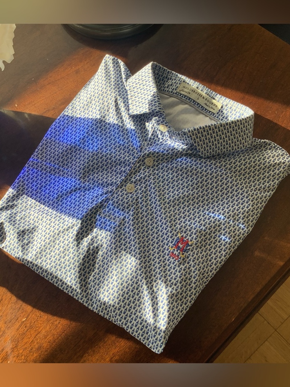 Holderness & Bourne Golf Polo Shirt - Sz Large - Montclair CC logo